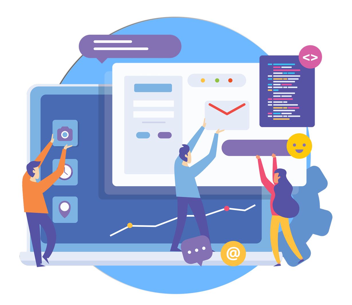 تطوير المواقع